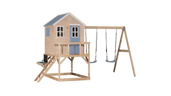 M27-K Kućica s platformom i dvostrukom ljuljačkom + kuhinja7